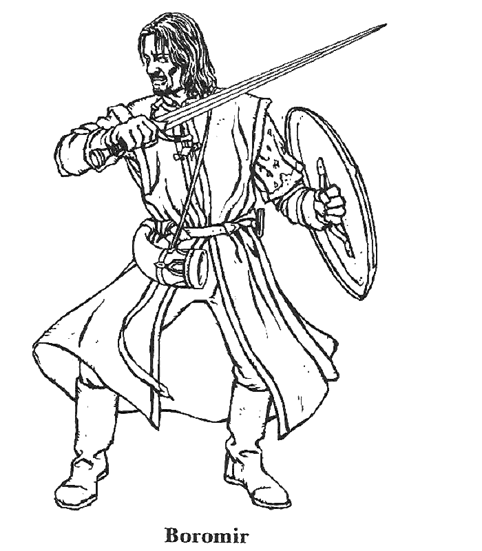 Coloring page: Lord of the Rings (Movies and TV Shows) #69998 - Free Printable Coloring Pages