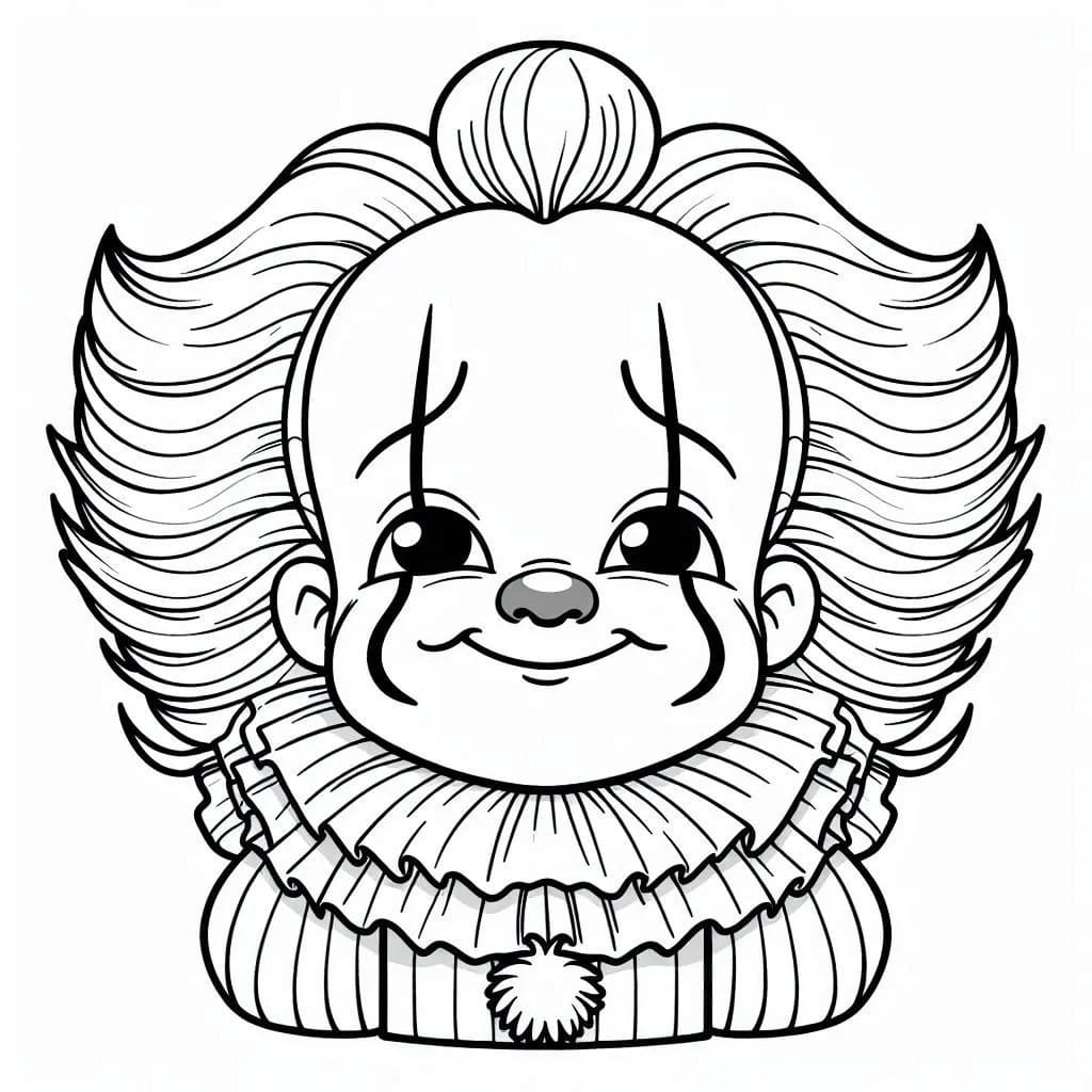 Coloring page: Pennywise (Movies and TV Shows) #220420 - Free Printable Coloring Pages