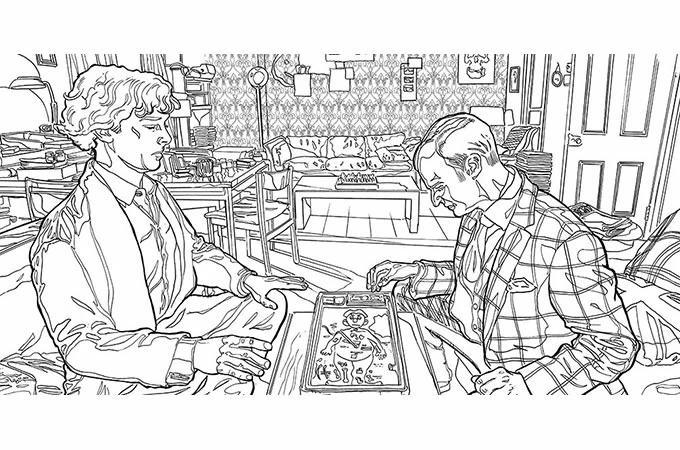 Free printable Sherlock coloring page #153359 from Movies and TV Shows collection