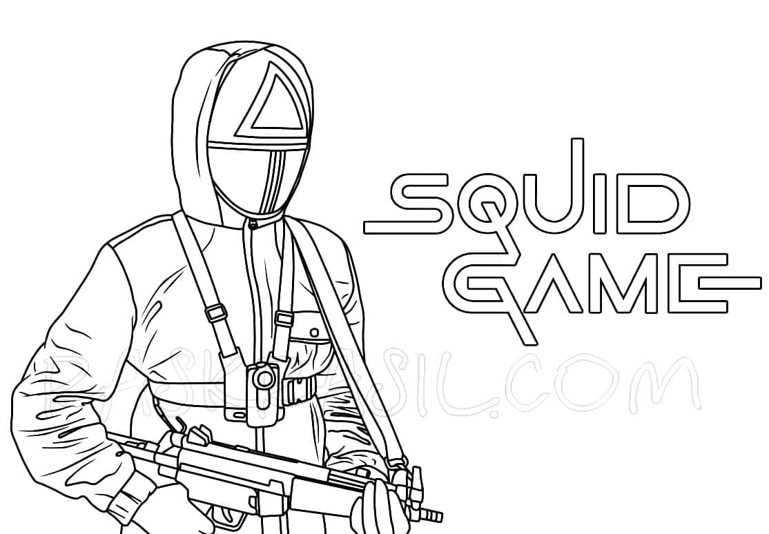Coloring page: Squid Game (Movies and TV Shows) #176287 - Free Printable Coloring Pages