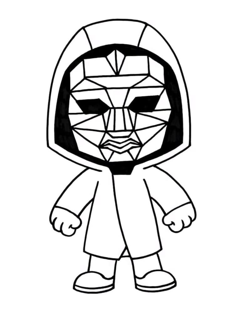 Free printable Squid Game coloring page #176288 from Movies and TV Shows collection