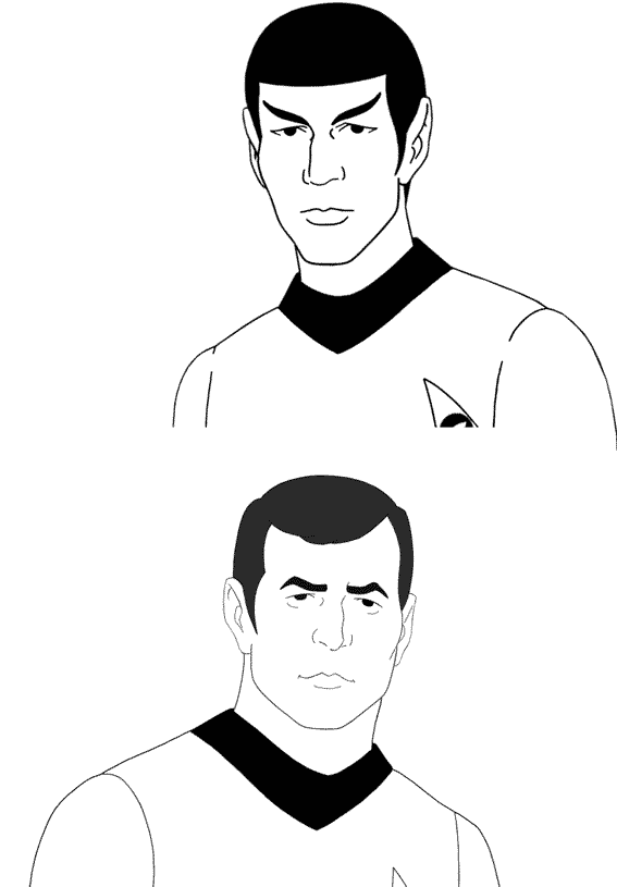 Coloring page: Star Trek (Movies and TV Shows) #70164 - Free Printable Coloring Pages