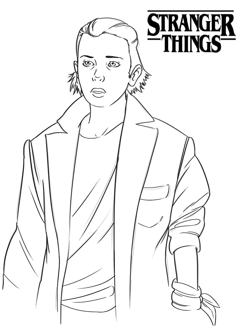 Coloring page: Stranger Things (Movies and TV Shows) #176167 - Free Printable Coloring Pages