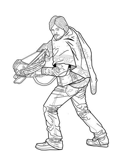 Coloring page: The Walking Dead (Movies and TV Shows) #151961 - Free Printable Coloring Pages