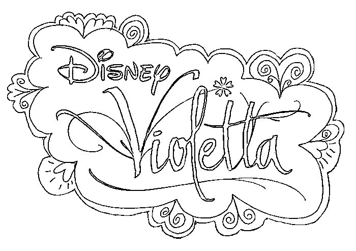 Coloring page: Violetta (Movies and TV Shows) #170456 - Free Printable Coloring Pages