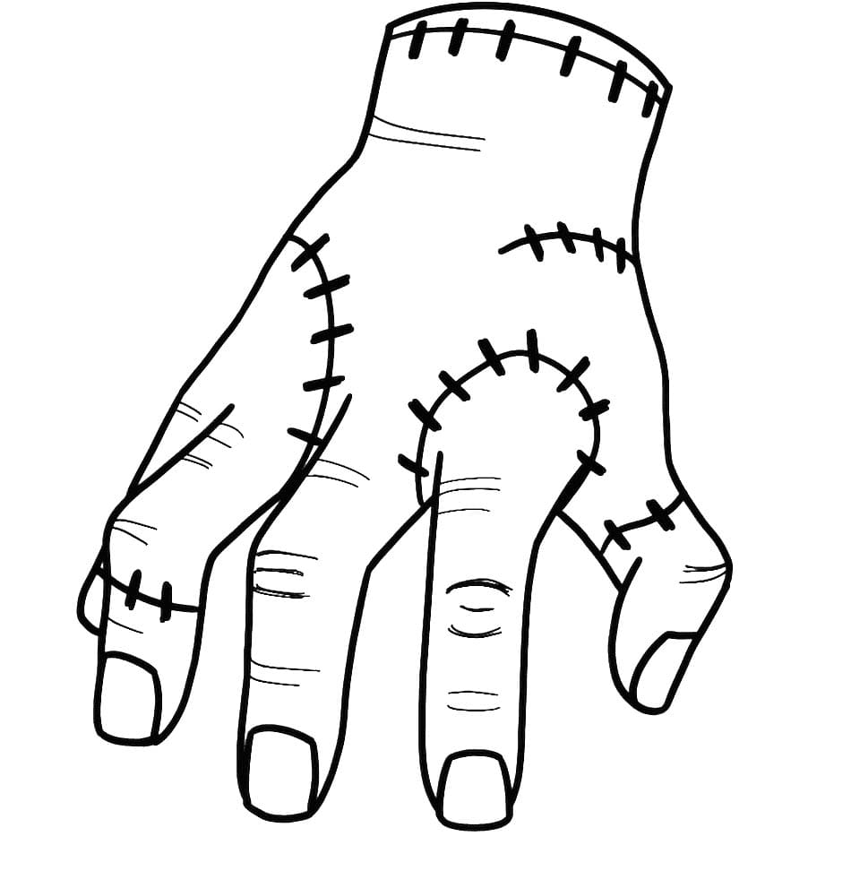 Free printable Wednesday Addams coloring page #189736 from Movies and TV Shows collection