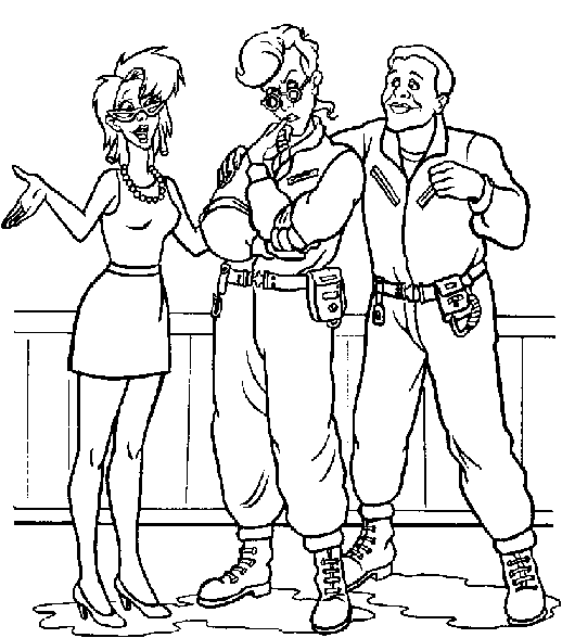 Coloring page: Ghostbusters (Movies) #134033 - Free Printable Coloring Pages