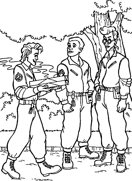 Coloring page: Ghostbusters (Movies) #134063 - Free Printable Coloring Pages