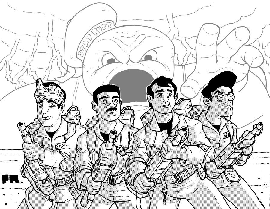 Coloring page: Ghostbusters (Movies) #134312 - Free Printable Coloring Pages