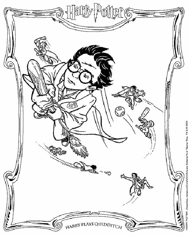 Coloring page: Harry Potter (Movies) #69505 - Printable coloring pages