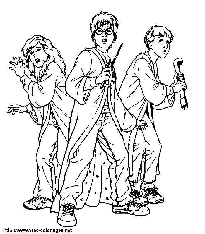 Coloring page: Harry Potter (Movies) #69511 - Printable coloring pages