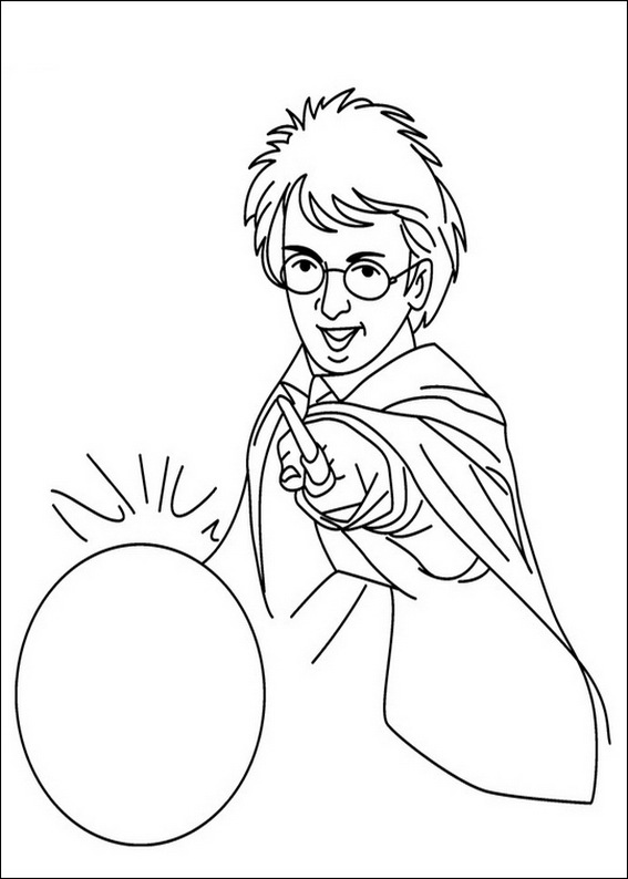 Coloring page: Harry Potter (Movies) #69512 - Free Printable Coloring Pages