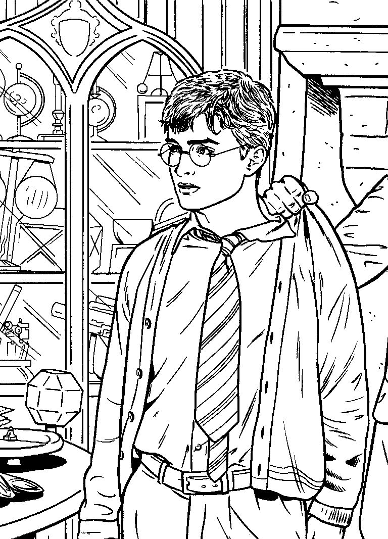 Coloring page: Harry Potter (Movies) #69515 - Free Printable Coloring Pages