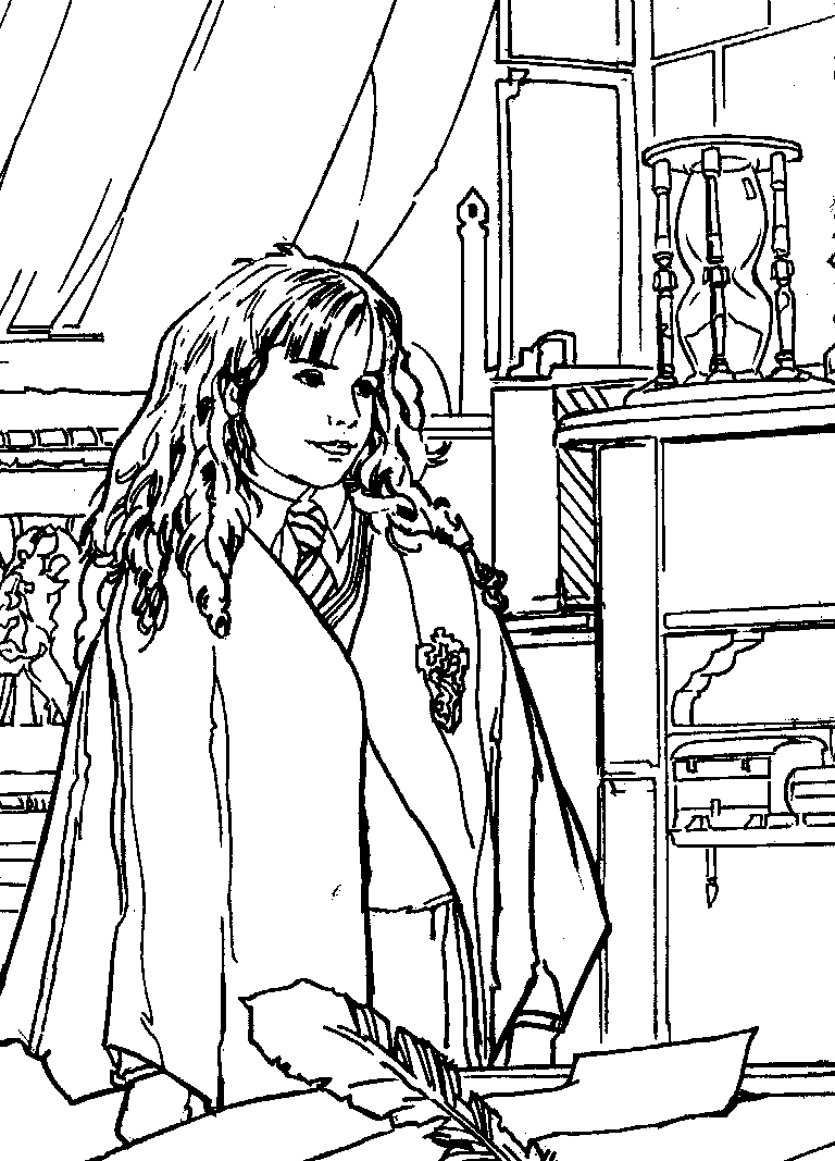 Coloring page: Harry Potter (Movies) #69518 - Printable coloring pages