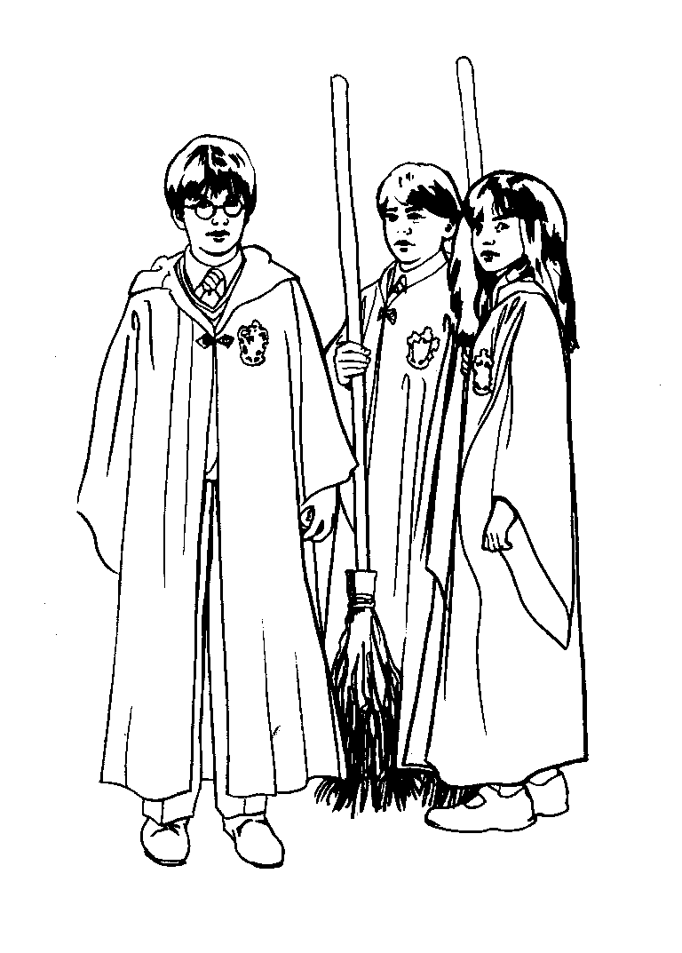 Coloring page: Harry Potter (Movies) #69519 - Free Printable Coloring Pages