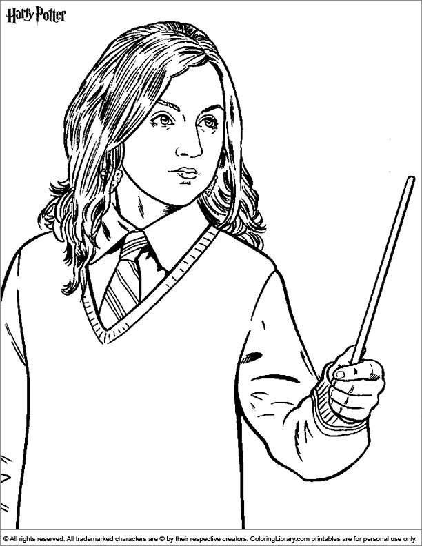 Coloring page: Harry Potter (Movies) #69520 - Free Printable Coloring Pages
