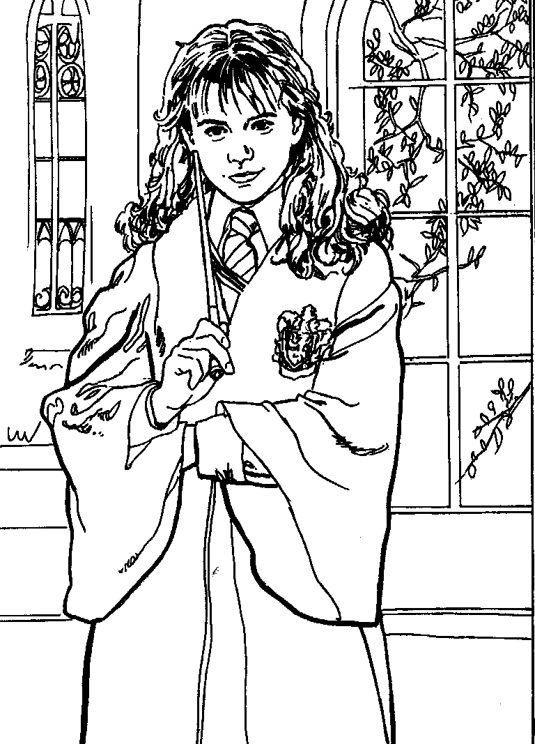 Coloring page: Harry Potter (Movies) #69526 - Free Printable Coloring Pages