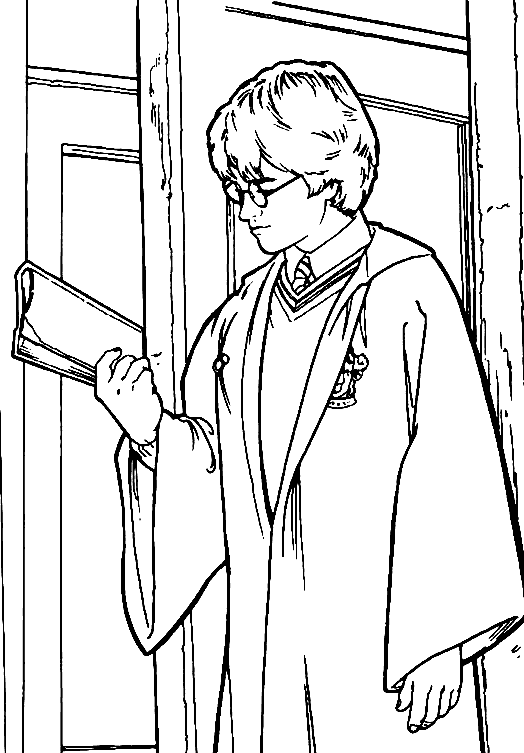 Coloring page: Harry Potter (Movies) #69562 - Printable coloring pages