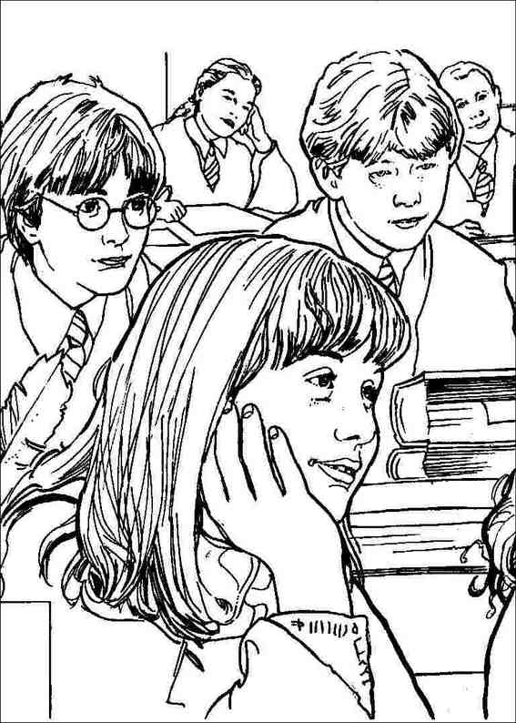 Coloring page: Harry Potter (Movies) #69611 - Free Printable Coloring Pages