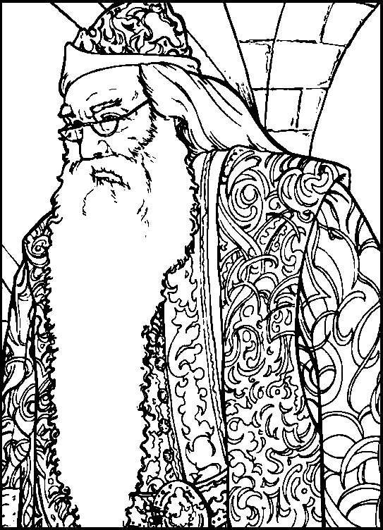 Coloring page: Harry Potter (Movies) #69631 - Free Printable Coloring Pages