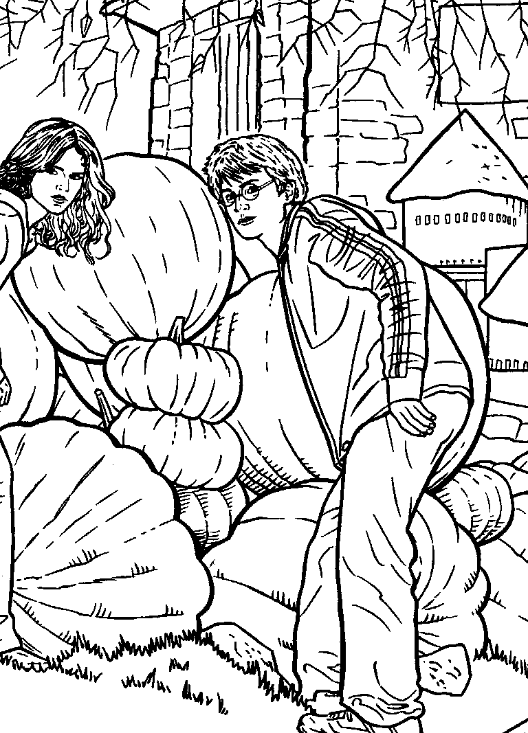 Coloring page: Harry Potter (Movies) #69648 - Printable coloring pages