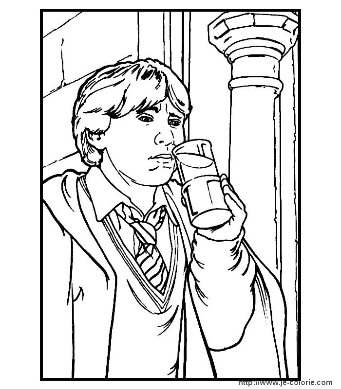 Coloring page: Harry Potter (Movies) #69649 - Free Printable Coloring Pages