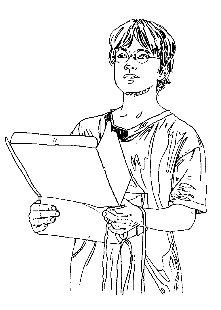 Coloring page: Harry Potter (Movies) #69654 - Free Printable Coloring Pages