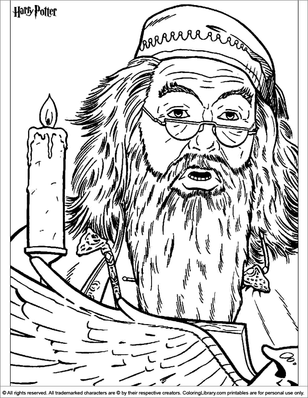 Coloring page: Harry Potter (Movies) #69677 - Printable coloring pages