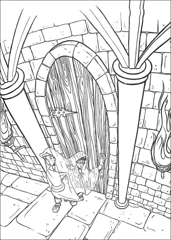 Coloring page: Harry Potter (Movies) #69687 - Free Printable Coloring Pages