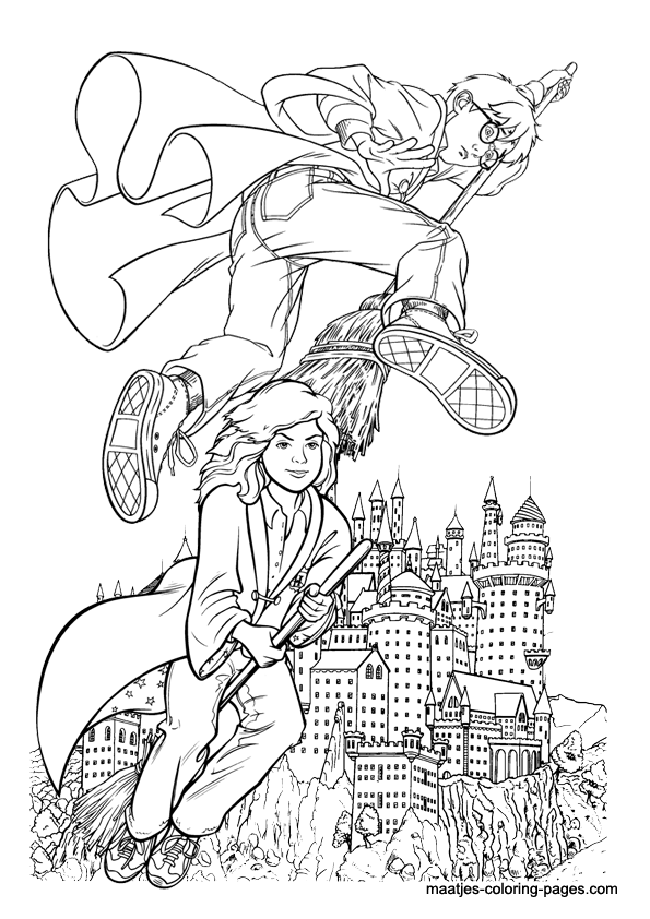 Coloring page: Harry Potter (Movies) #69706 - Free Printable Coloring Pages