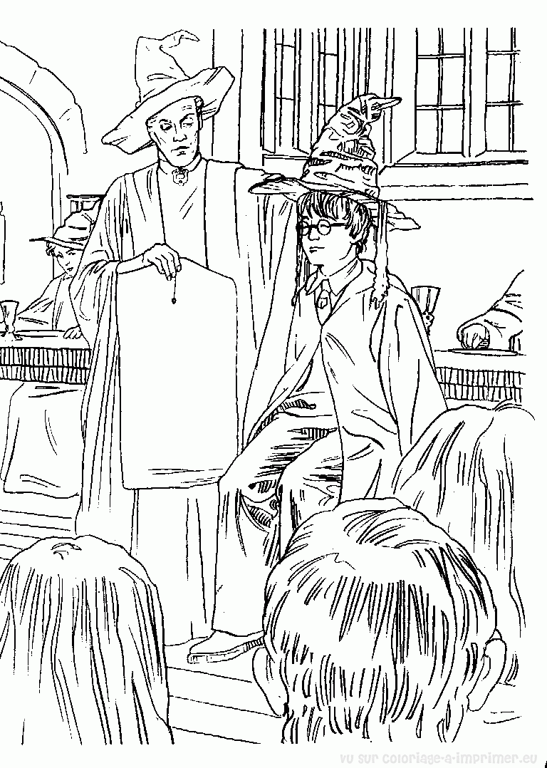 Coloring page: Harry Potter (Movies) #69715 - Printable coloring pages