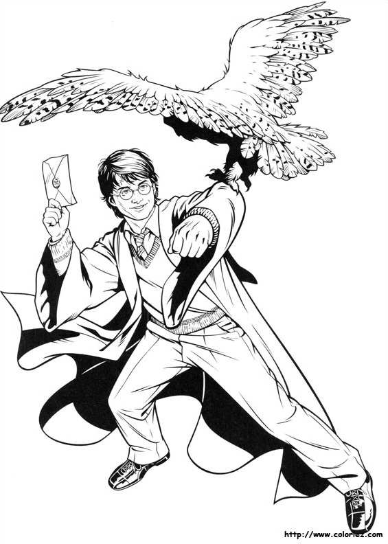 Coloring page: Harry Potter (Movies) #69718 - Free Printable Coloring Pages