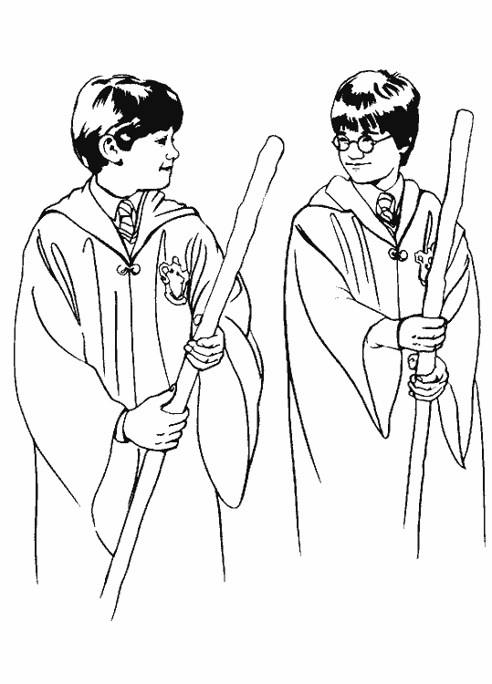 Coloring page: Harry Potter (Movies) #69728 - Free Printable Coloring Pages