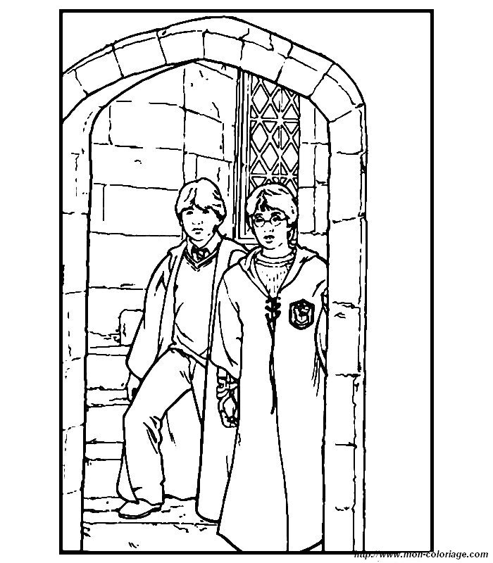 Coloring page: Harry Potter (Movies) #69736 - Free Printable Coloring Pages
