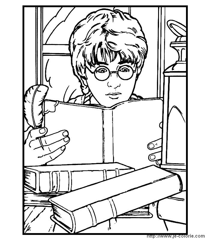 Coloring page: Harry Potter (Movies) #69747 - Free Printable Coloring Pages