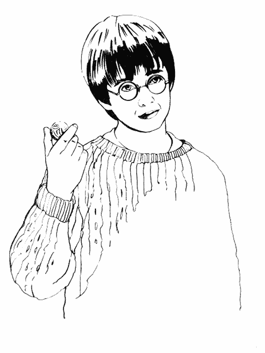 Coloring page: Harry Potter (Movies) #69761 - Free Printable Coloring Pages