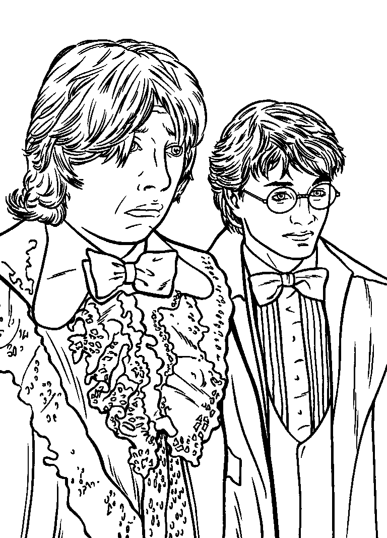 Coloring page: Harry Potter (Movies) #69764 - Printable coloring pages