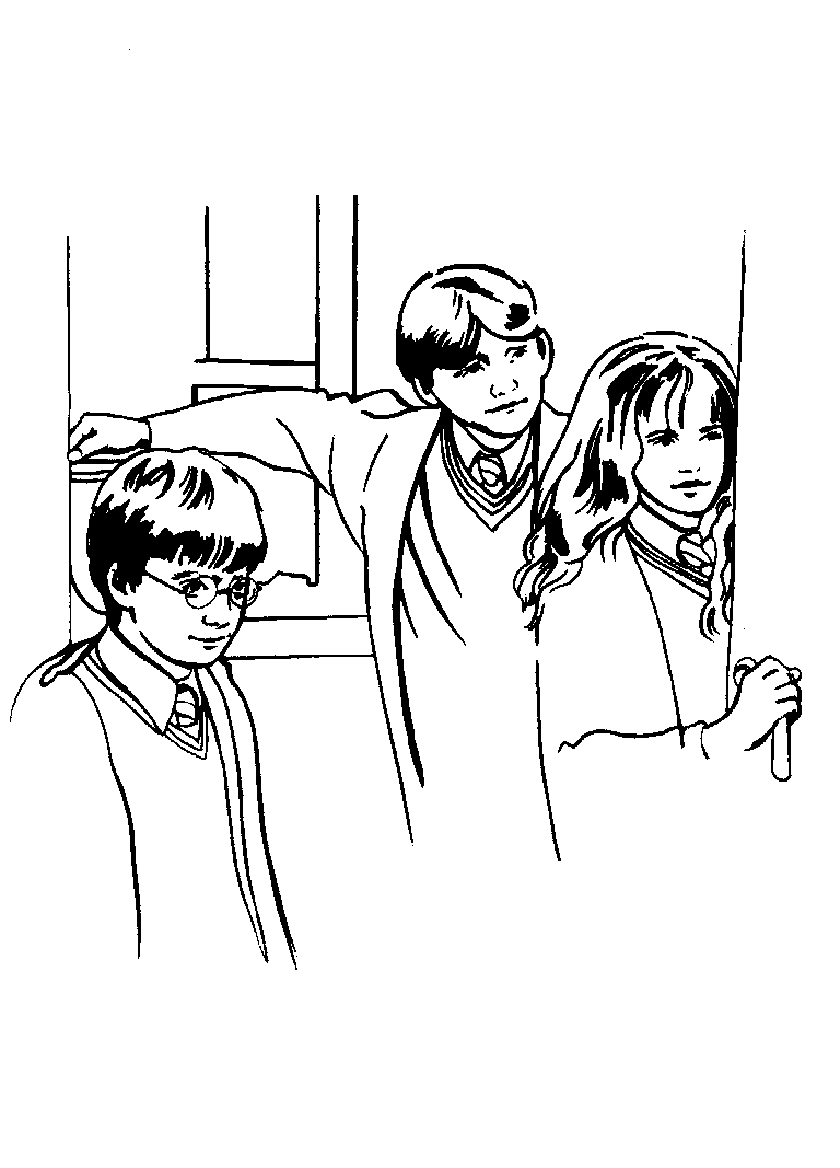 Coloring page: Harry Potter (Movies) #69800 - Printable coloring pages