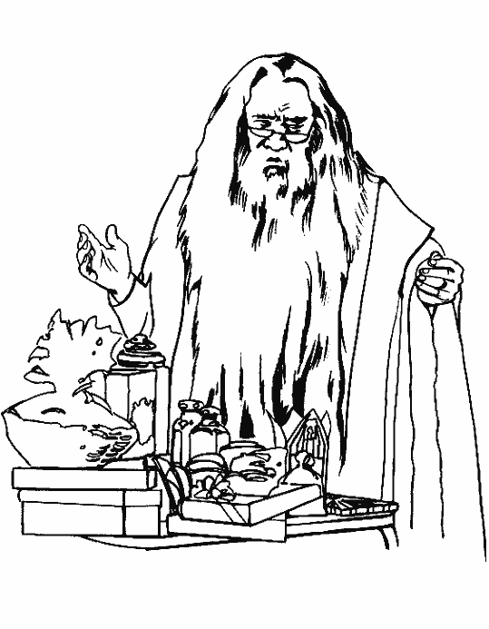 Coloring page: Harry Potter (Movies) #69802 - Free Printable Coloring Pages