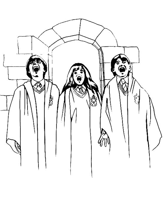 Coloring page: Harry Potter (Movies) #69817 - Free Printable Coloring Pages