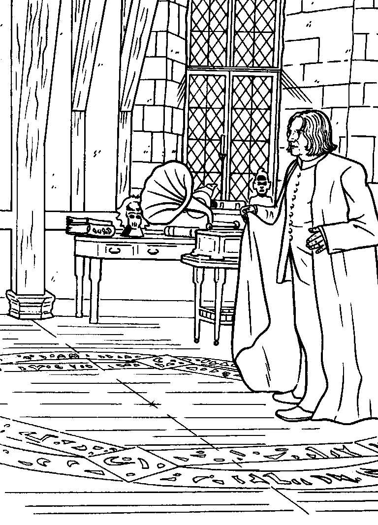 Coloring page: Harry Potter (Movies) #69821 - Free Printable Coloring Pages