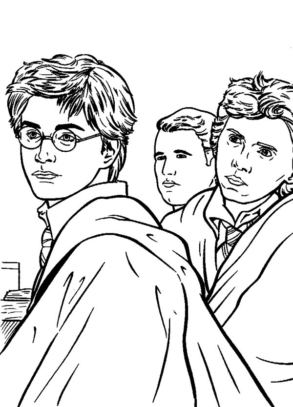 Coloring page: Harry Potter (Movies) #69840 - Free Printable Coloring Pages