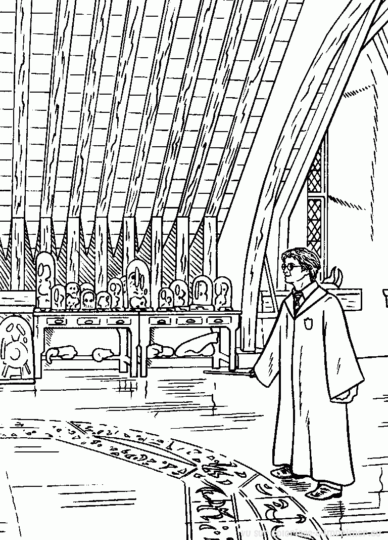 Coloring page: Harry Potter (Movies) #69862 - Printable coloring pages