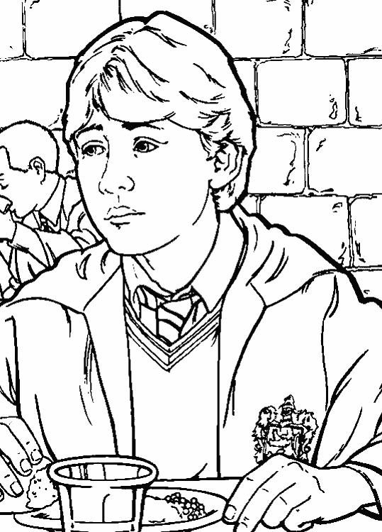 Coloring page: Harry Potter (Movies) #69881 - Printable coloring pages