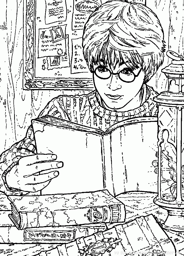 Coloring page: Harry Potter (Movies) #69882 - Free Printable Coloring Pages
