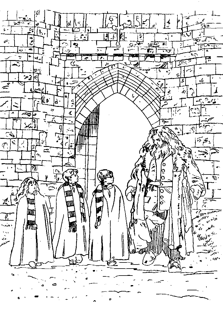 Coloring page: Harry Potter (Movies) #69883 - Free Printable Coloring Pages