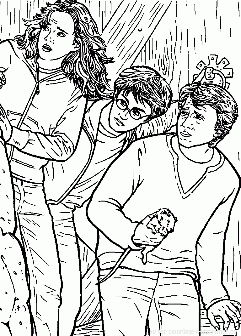 Coloring page: Harry Potter (Movies) #69898 - Printable coloring pages