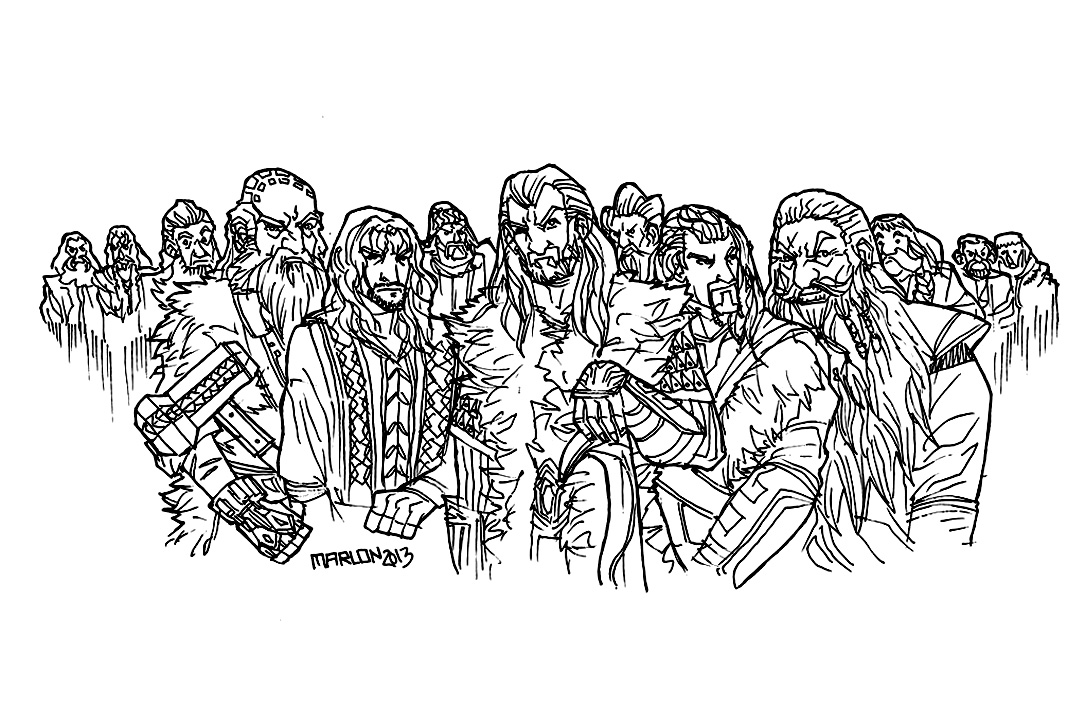 Coloring page: Hobbit (Movies) #70940 - Free Printable Coloring Pages
