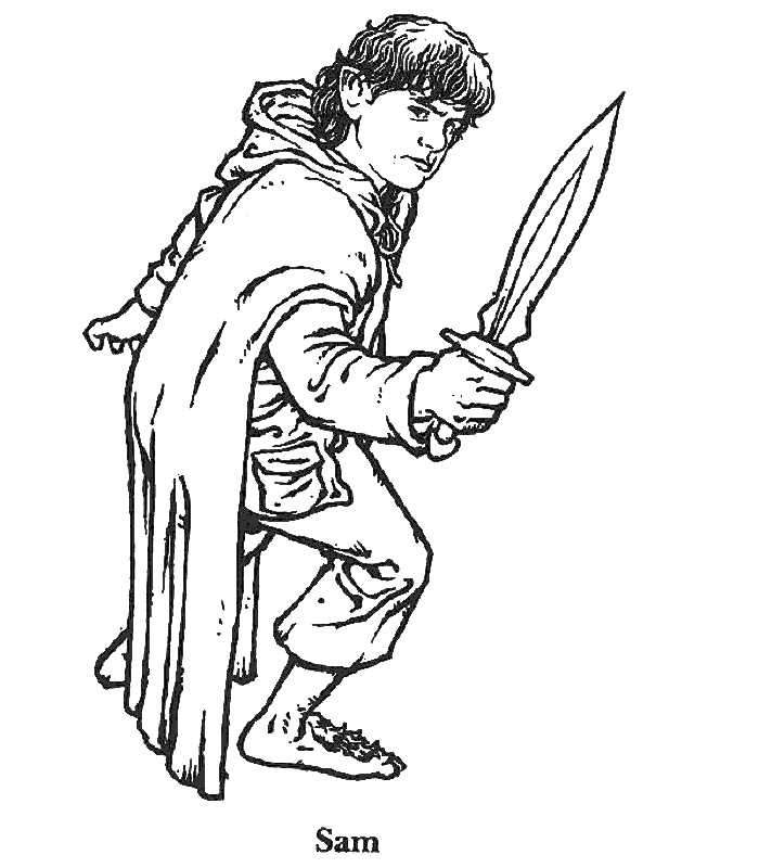 Coloring page: Hobbit (Movies) #70960 - Printable coloring pages