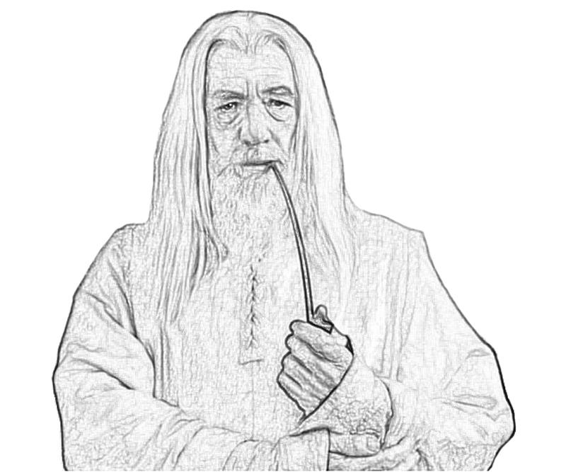Coloring page: Hobbit (Movies) #70977 - Printable coloring pages